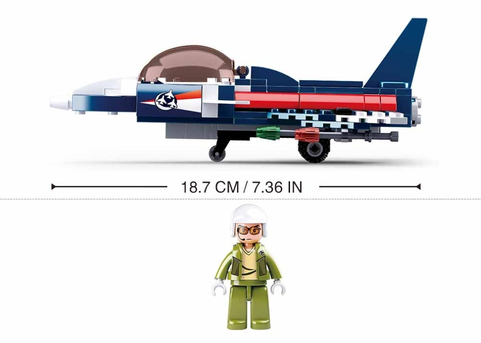 Sluban Constructor, Jet Fighter, 134 pcs.