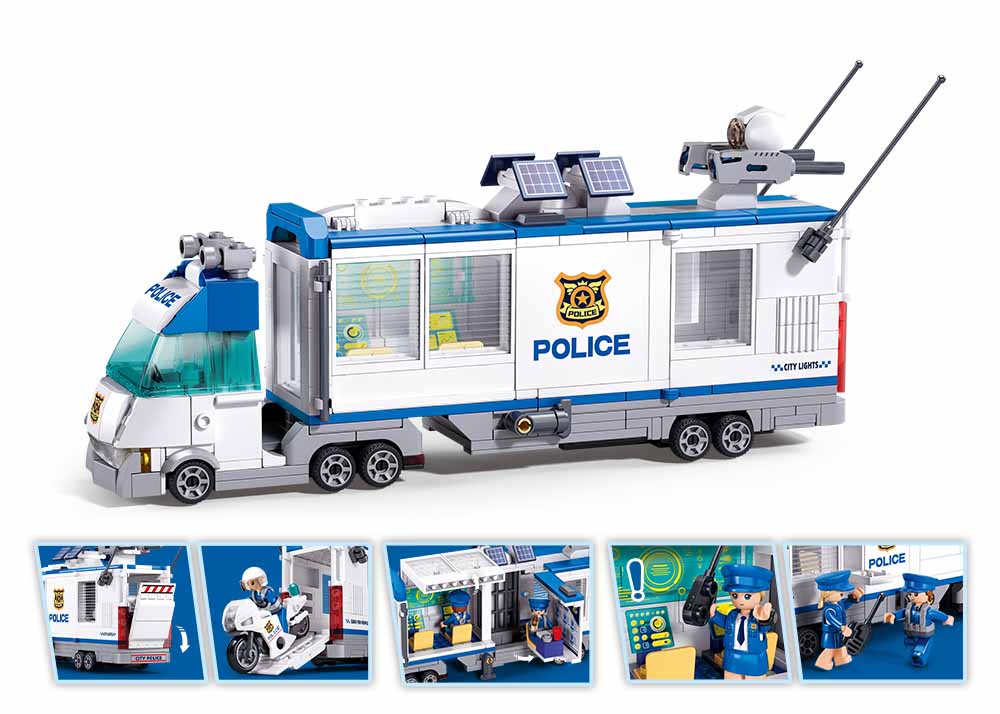 Sluban konstruktorius, specialus vadavimo policijos automoblis, 510 det.