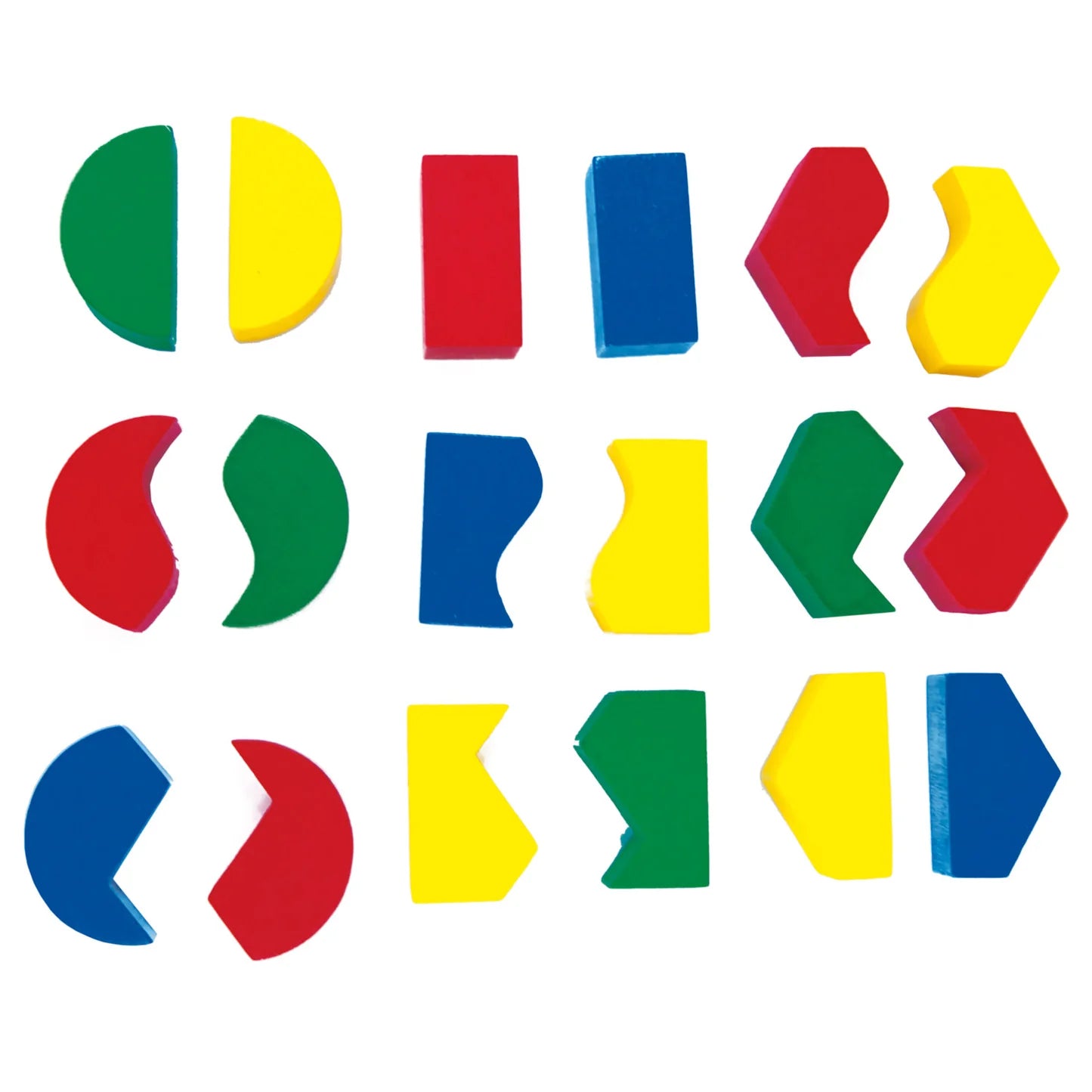 Medinė geometrinių formų dėlionė