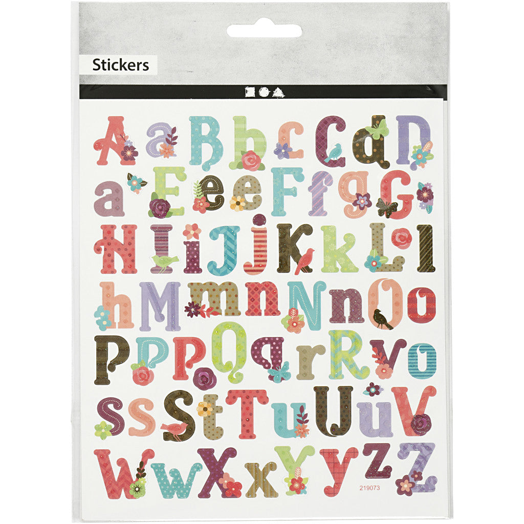 Stickers, Letters