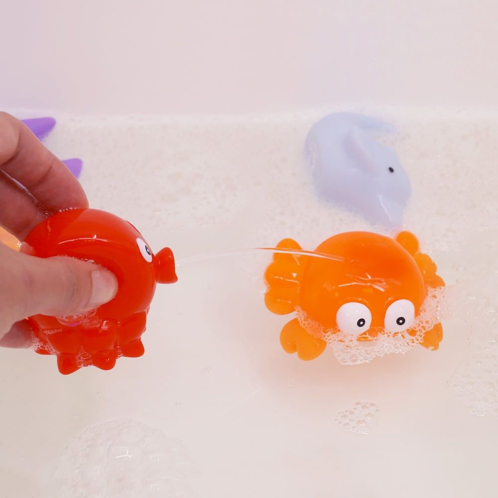 LUDI Bath Toys Set Sea Animals, 12 pcs.