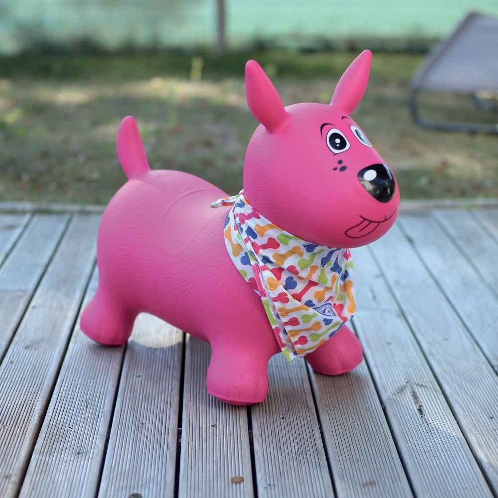 LUDI jumper, pink dog