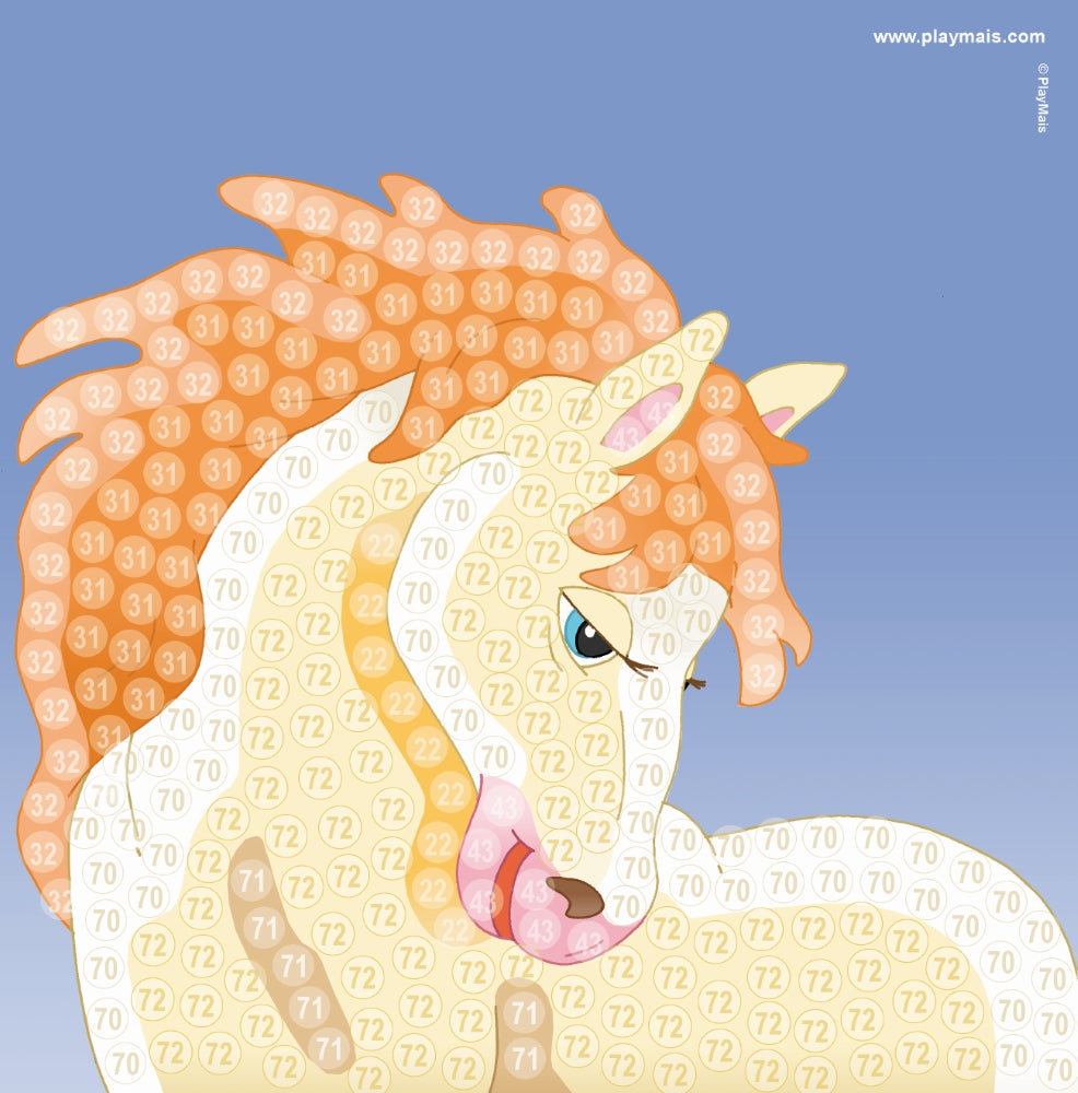 PlayMais Mosaic Game 3000, Horses
