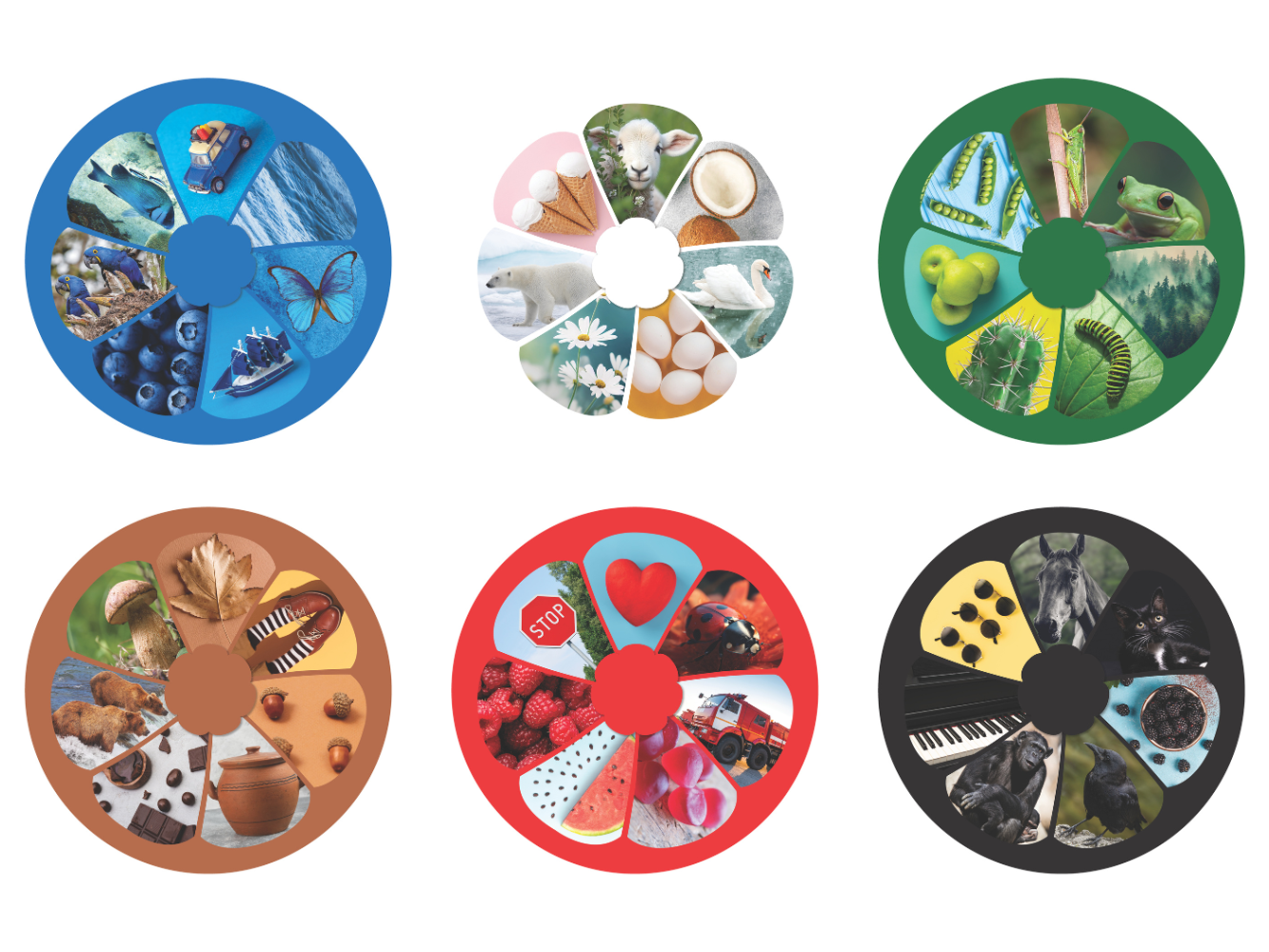 Educational puzzle COLORS, for children aged 3-6 years
