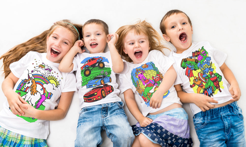 Splat Planet T-Shirt with Markers Butterflies