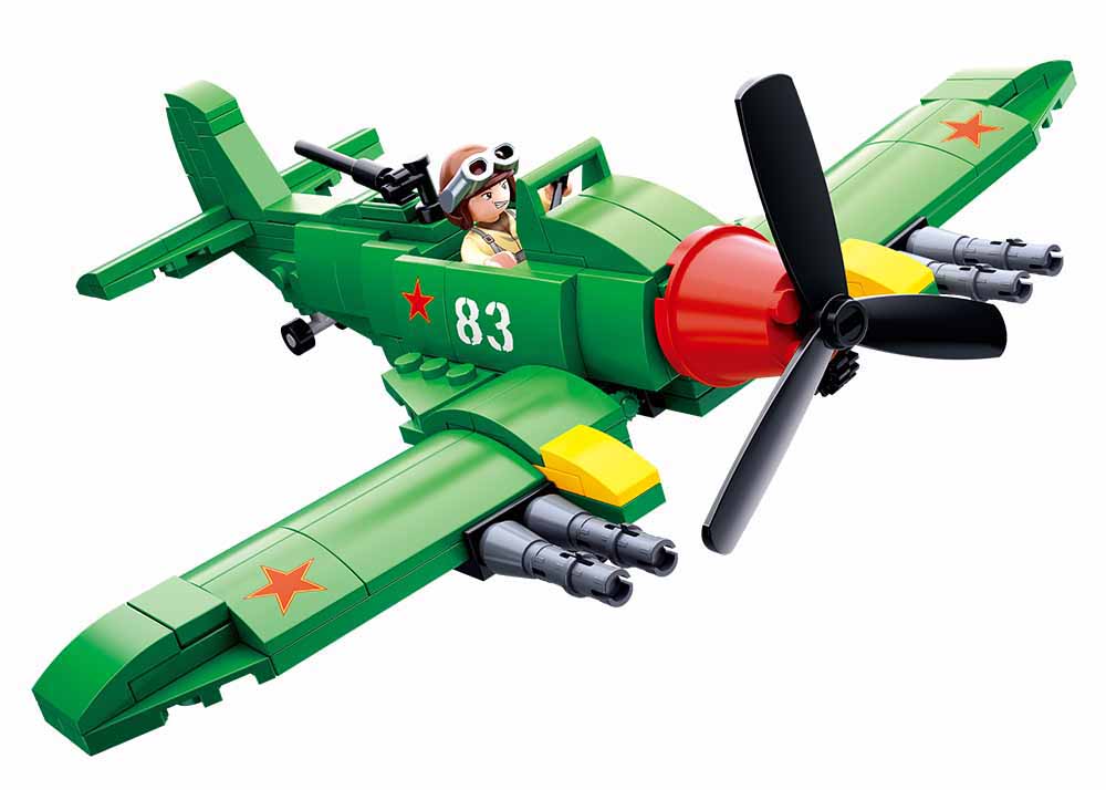 Sluban Constructor, WWII Attack Aircraft, 170 pcs.
