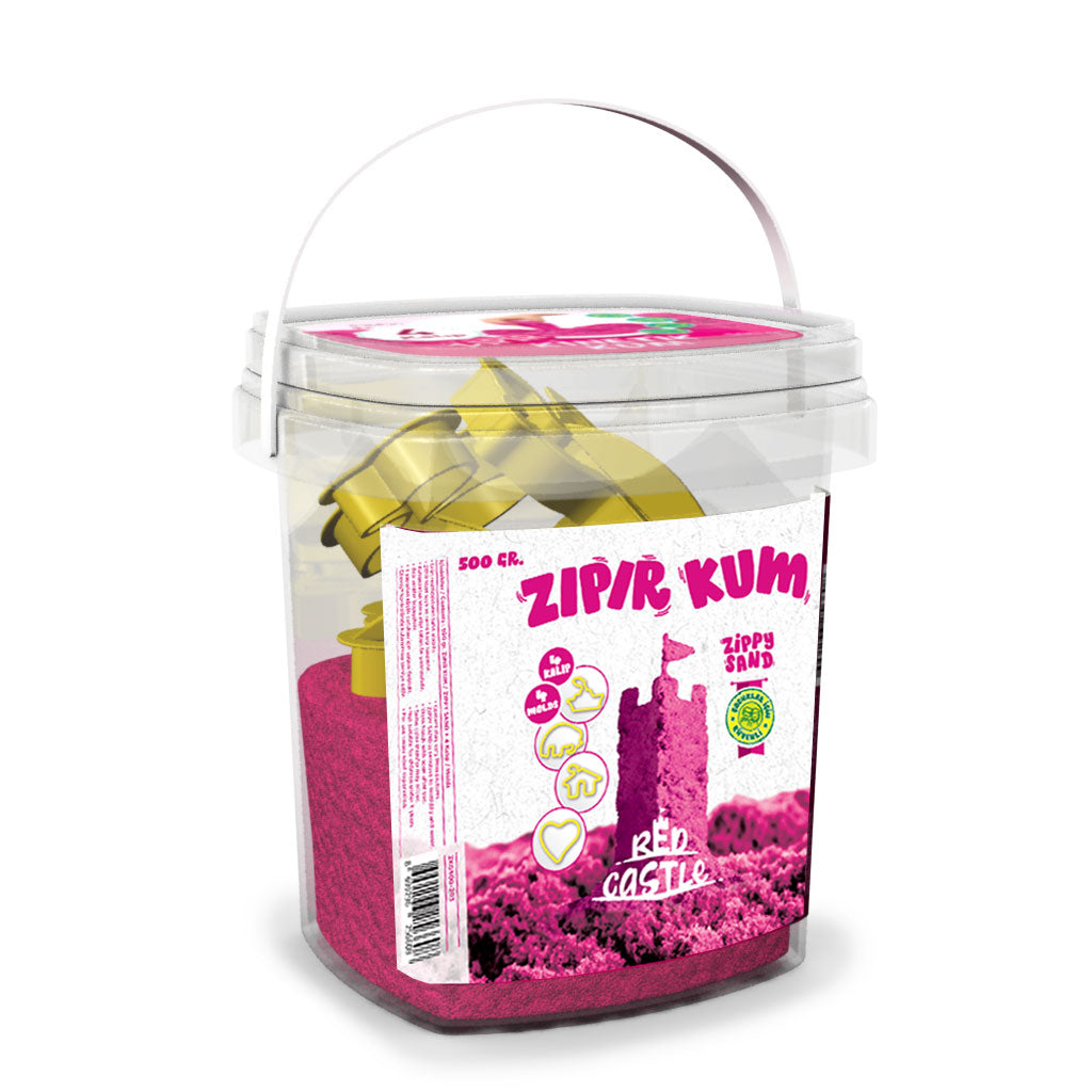 Red Castle modeliavimo smėlis, rožinis 500 g | Red Castle