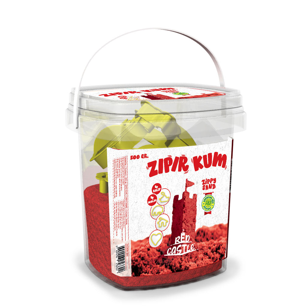 Red Castle modeliavimo smėlis, raudonas 500 g | Red Castle