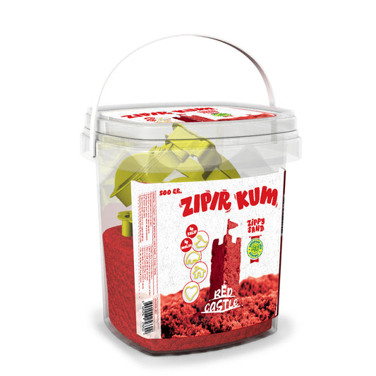 Red Castle modeliavimo smėlis, raudonas 500 g | Red Castle