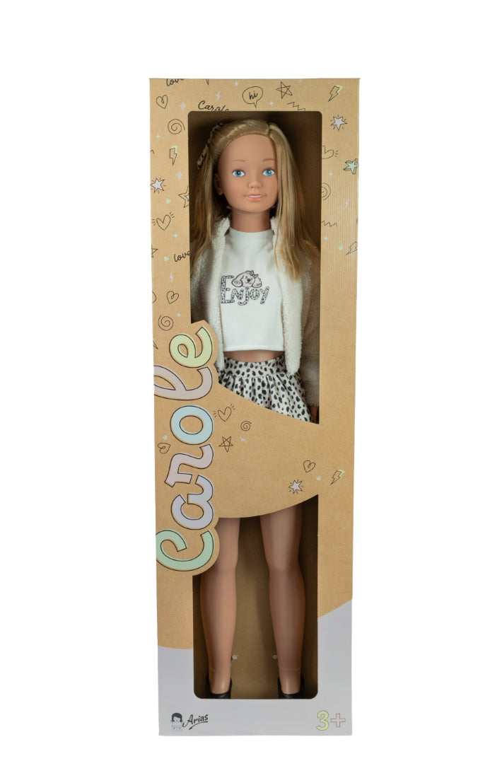 Arias lėlė Carole su baltu švarkeliu, 105 cm