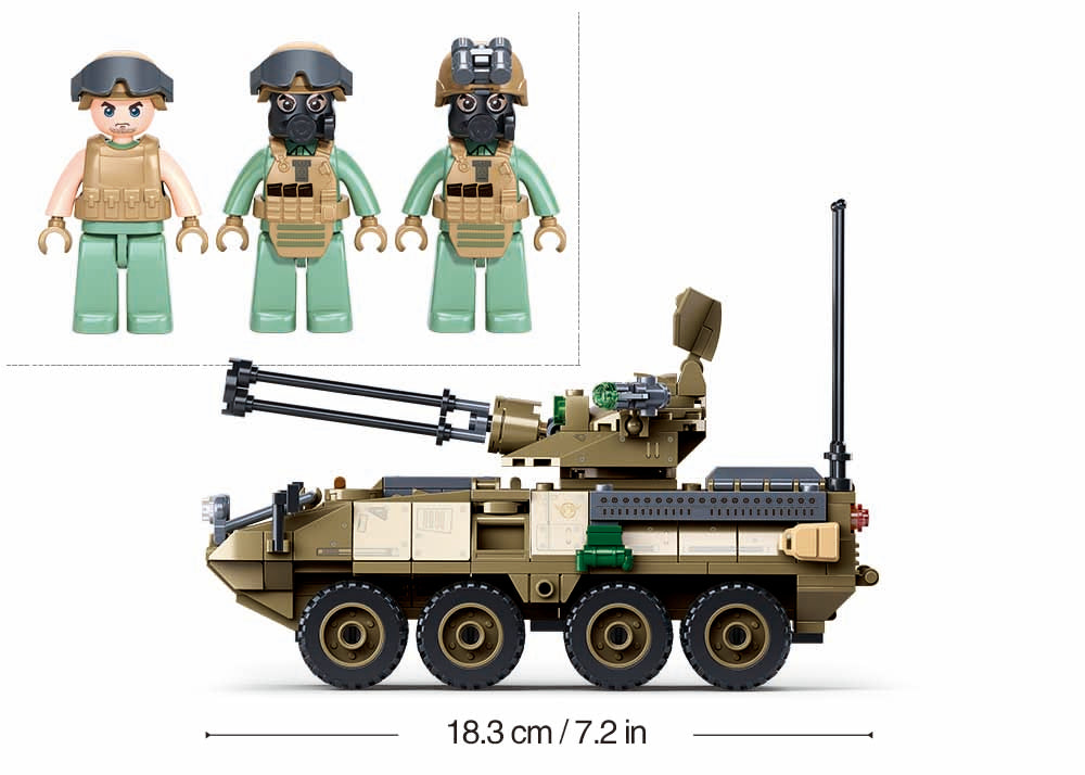 Sluban konstruktorius, Karinis šarvuotis Stryker ADS, 320 det.