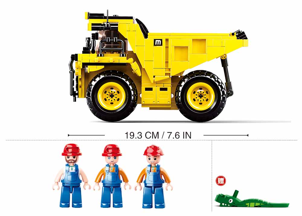 Sluban Building Blocks, Mining Machines, 416 pcs.