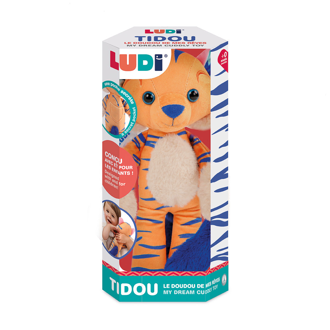 LUDI minkštas žaislas tigriukas Tidou