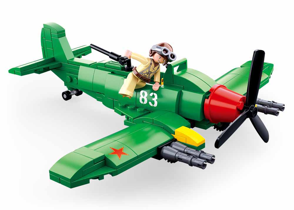 Sluban Constructor, WWII Attack Aircraft, 170 pcs.
