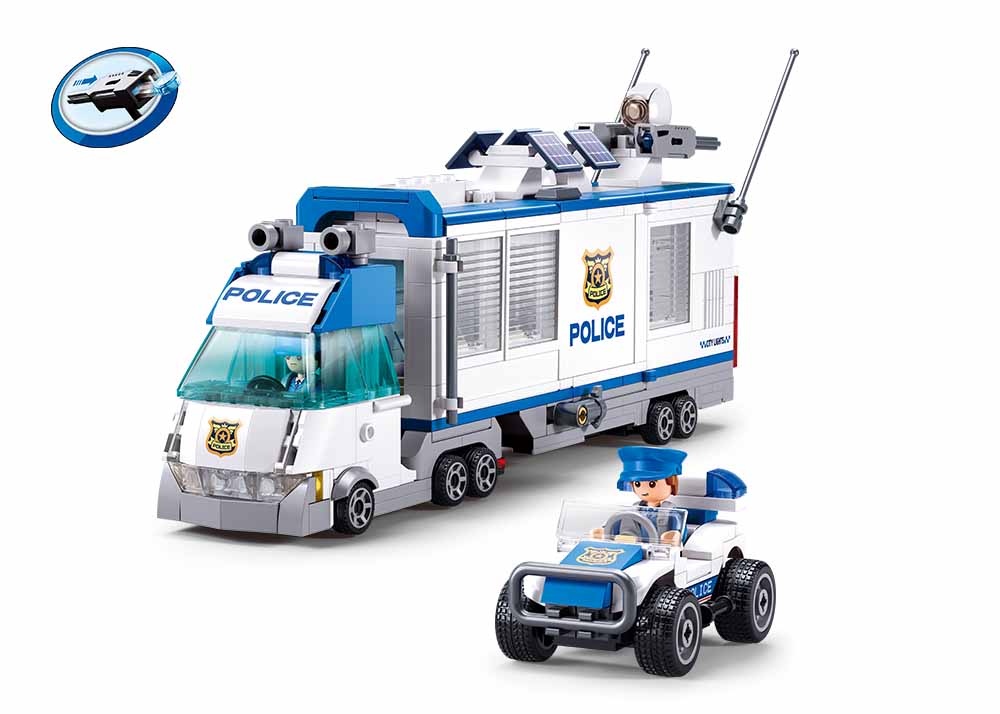 Sluban konstruktorius, specialus vadavimo policijos automoblis, 510 det.