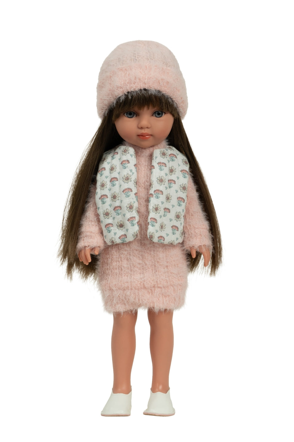 Arias lėlė mergaitė Carlota pūkuota suknele, 36 cm | ARIAS