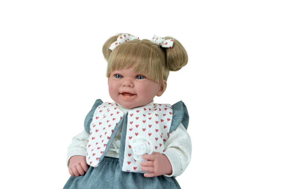Arias lėlė mergaitė, kuri juokiasi, 45 cm