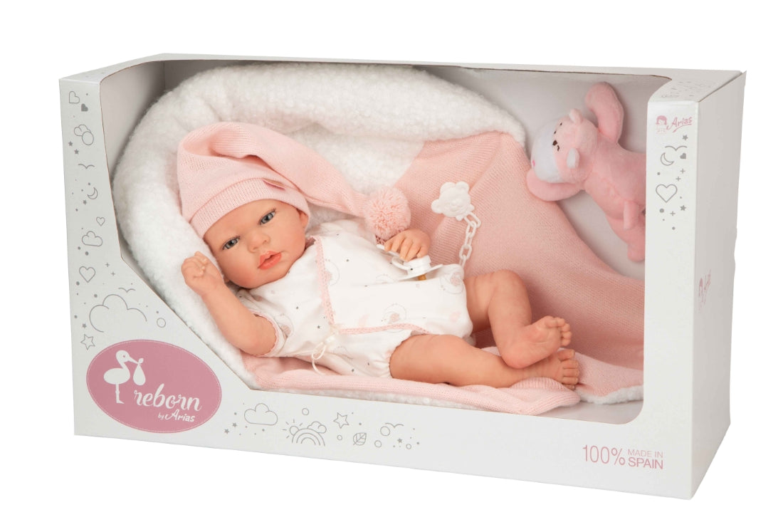 Arias Reborn lėlė kūdikėlis Arielė, 40 cm