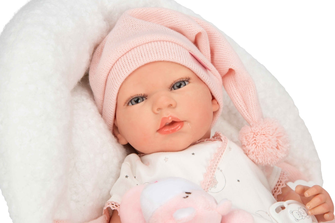 Arias Reborn lėlė kūdikėlis Arielė, 40 cm