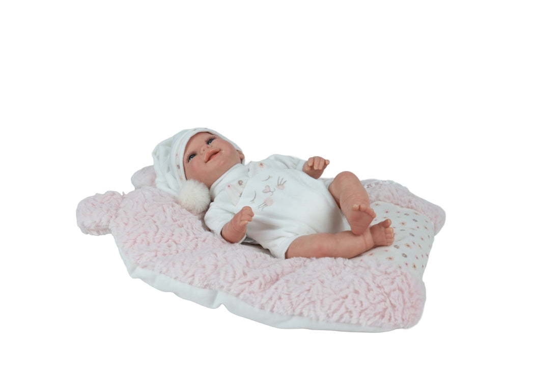 Arias Reborn lėlė kūdikėlis su miego pagalve, 35 cm