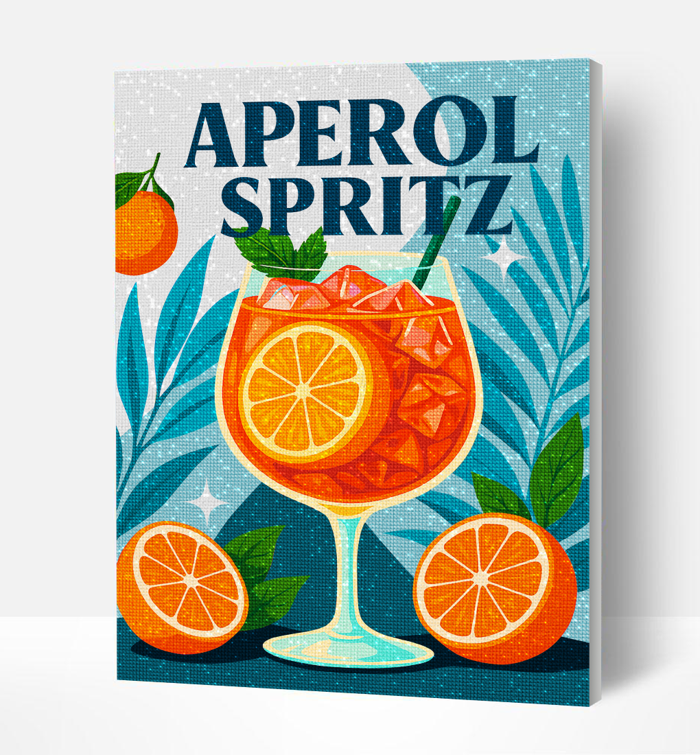 Splat Planet deimantinė dėlionė APEROL SPRITZ 30x40 cm | SPLAT PLANET