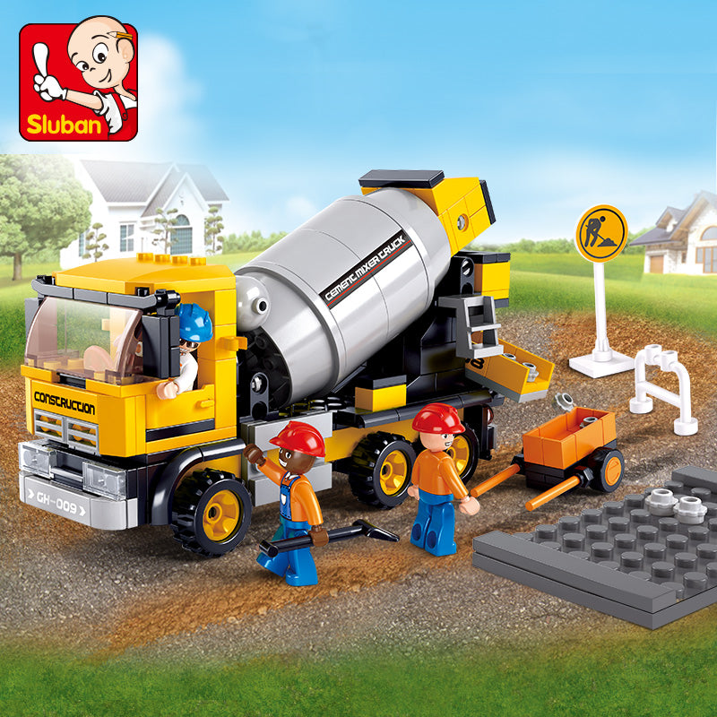 Sluban Building Blocks, Concrete Mixer, 296 pcs.
