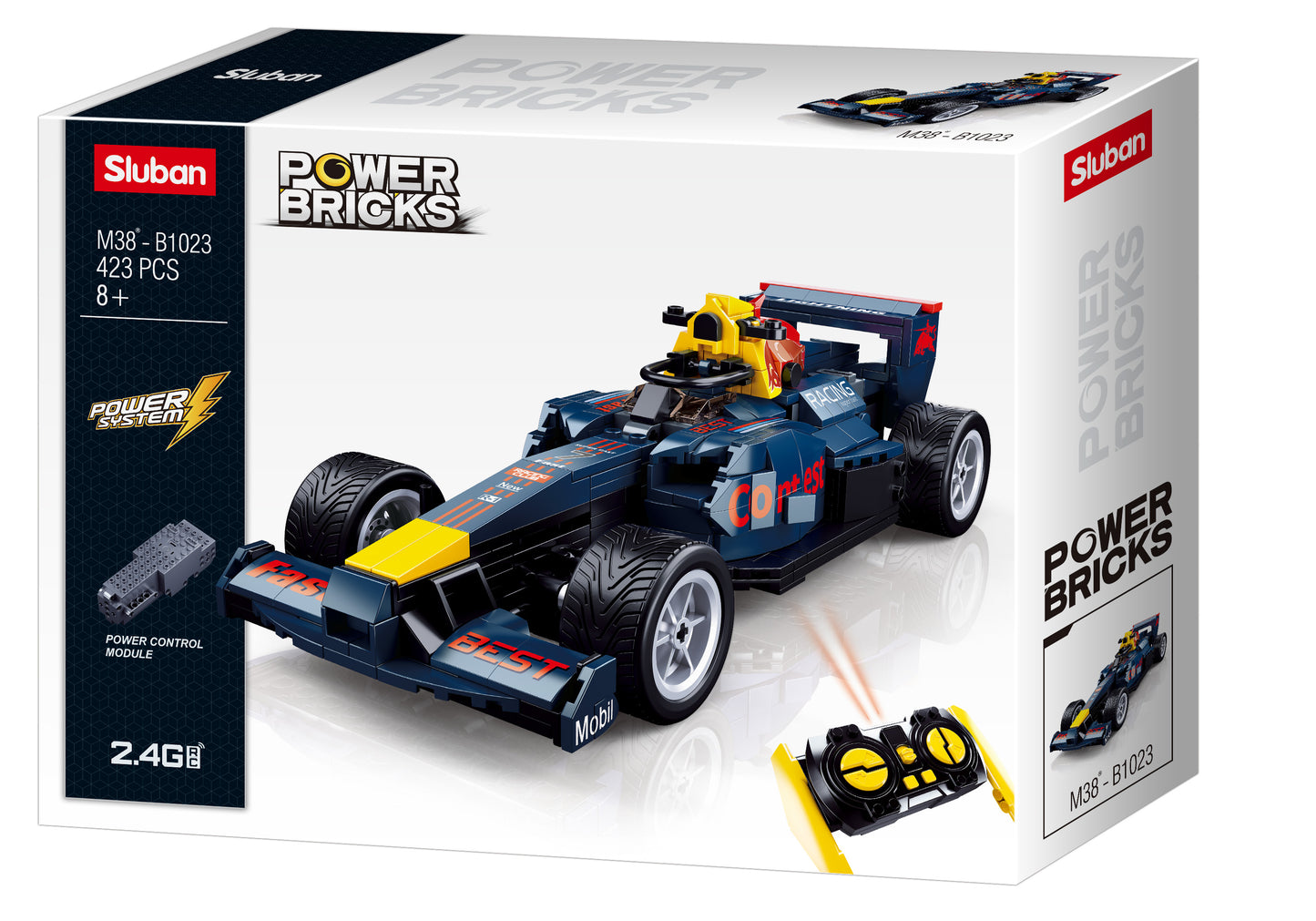 Sluban konstruktorius, RC valdomas F10 automobilis, 423 det. | SLUBAN