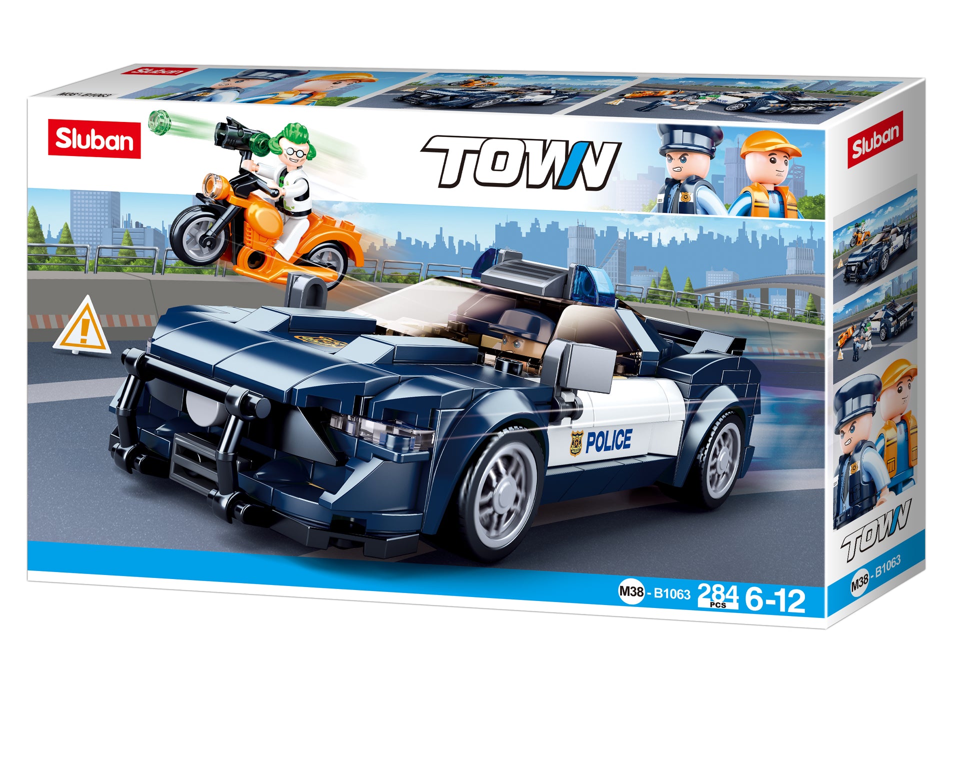 Sluban konstruktorius, Policijos automobilis, 284 det. | SLUBAN