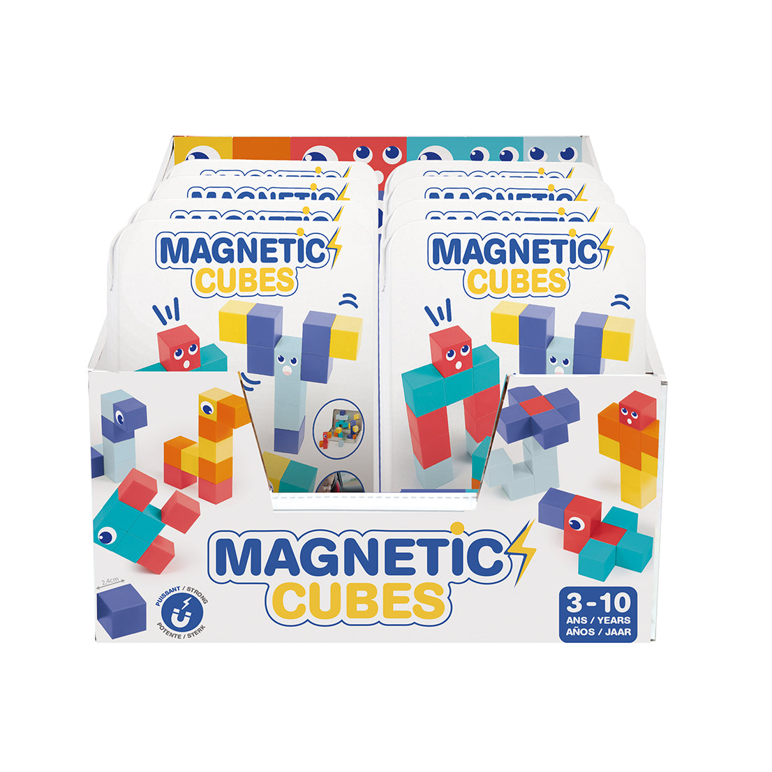 LUDI magnetinis konstruktorius Kubeliai, kelioninis formatas