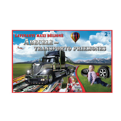 Lavinamoji dėlionė ABĖCĖLĖ – transporto priemonės, 2+ | PIO