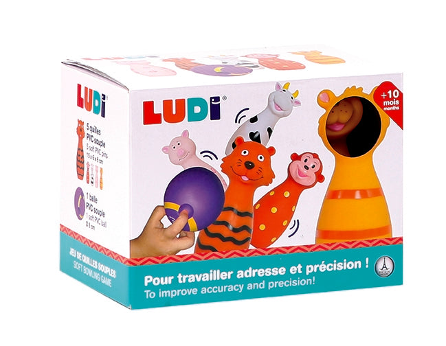 LUDI boulingo rinkinys, gyvūnai