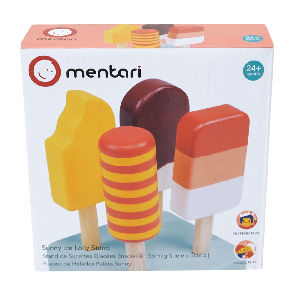 Mentari Ledai ant pagaliuko su laikikliu