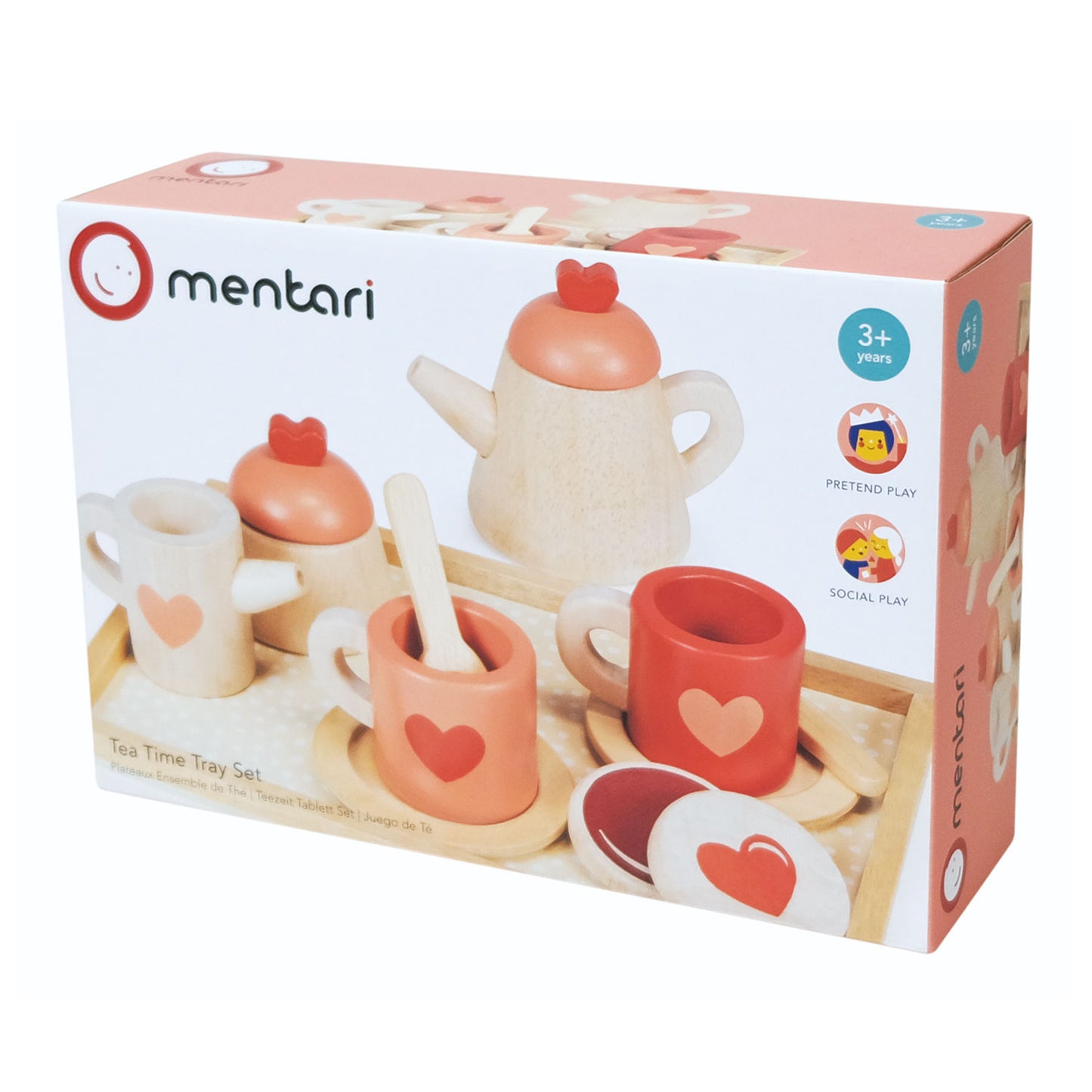 Mentari Tea Set, Heart