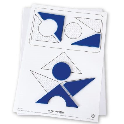 SEPP Magnetic Set Shapes, for 4 children