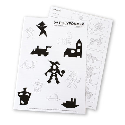 SEPP Magnetic Set Shapes, for 4 children