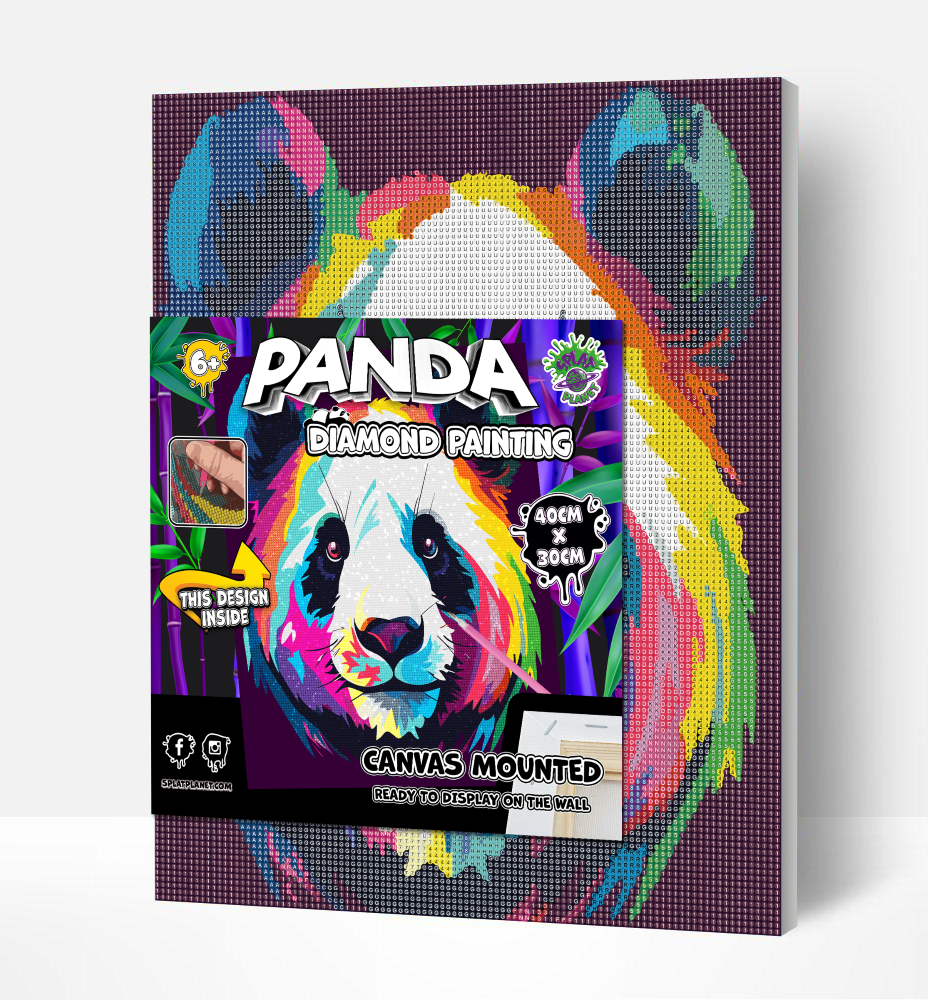 Splat Planet deimantinė dėlionė PANDA 2 30x40 cm