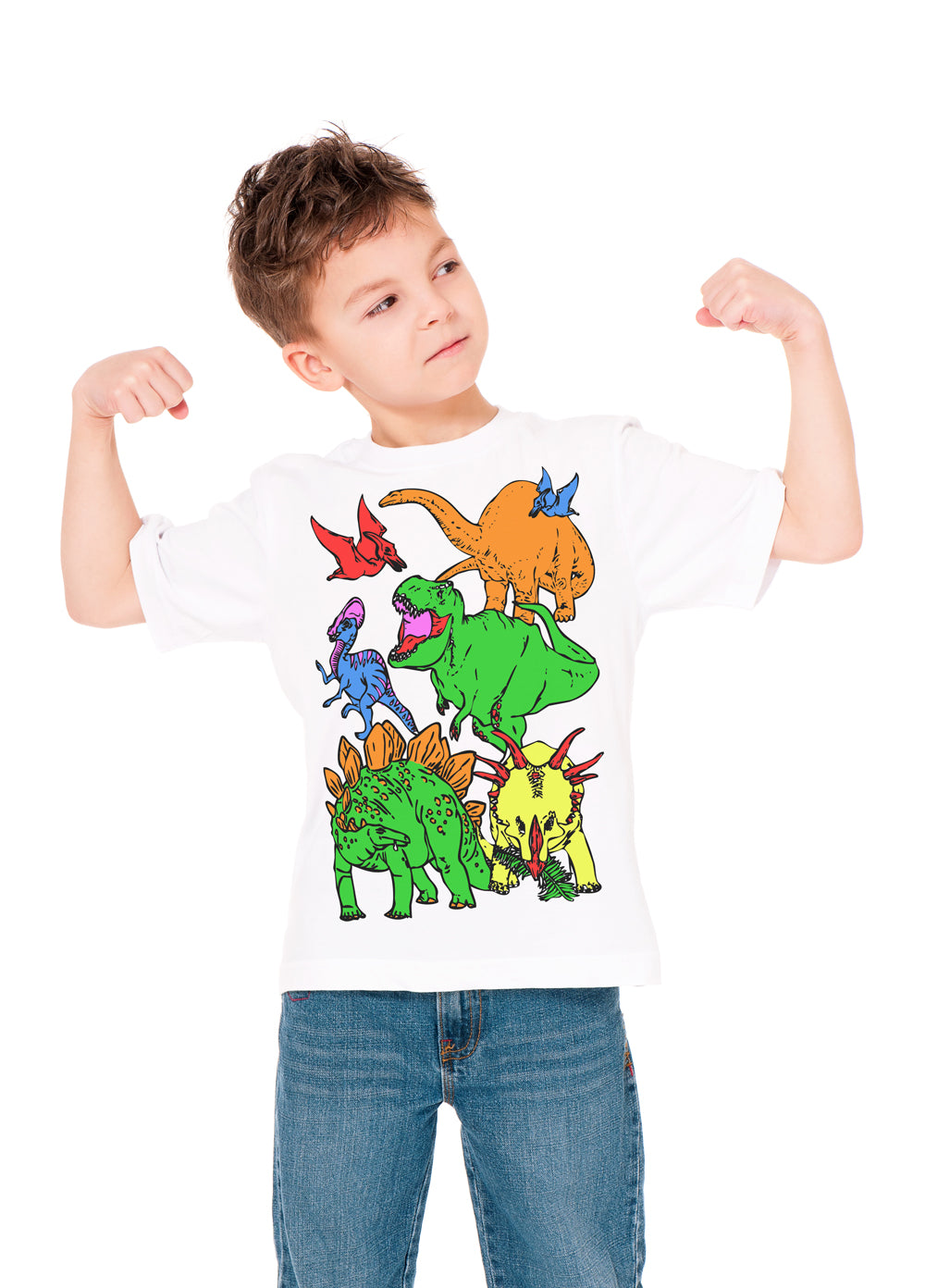Splat Planet marškinėliai su flomasteriais Dinozaurai