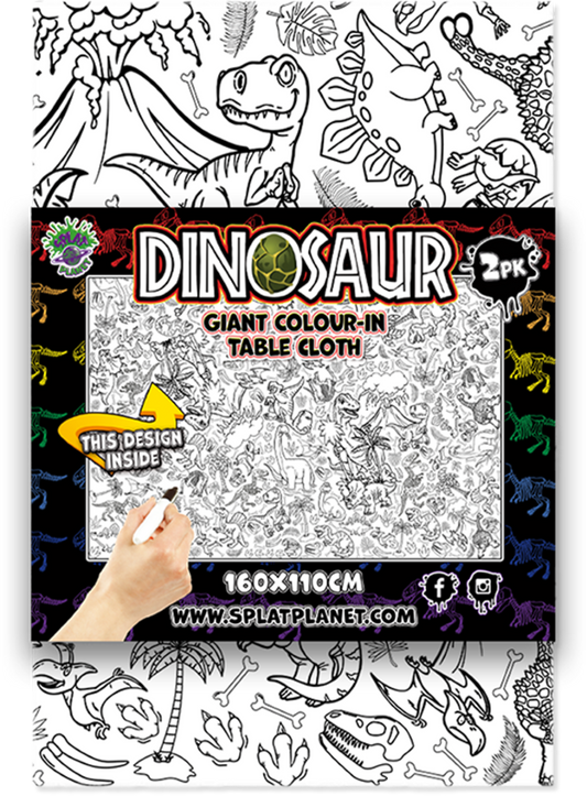 Splat Planet spalvinimo staltiesės, Dinozauras 2 vnt. | SPLAT PLANET